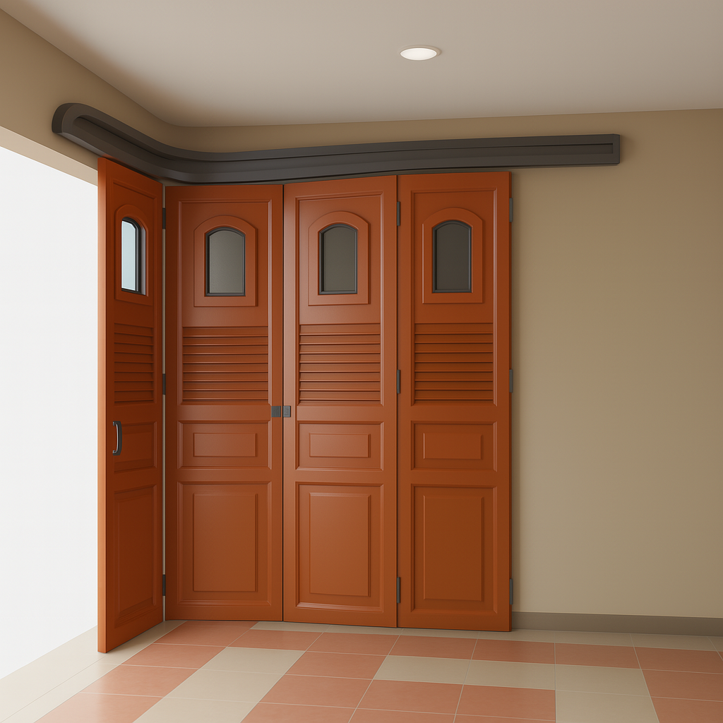 Pintu Press Besi Tikung